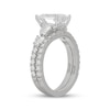 Thumbnail Image 2 of Neil Lane Artistry Oval-Cut & Heart-Shaped Lab-Grown Diamond Bridal Set 4-1/5 ct tw 14K White Gold
