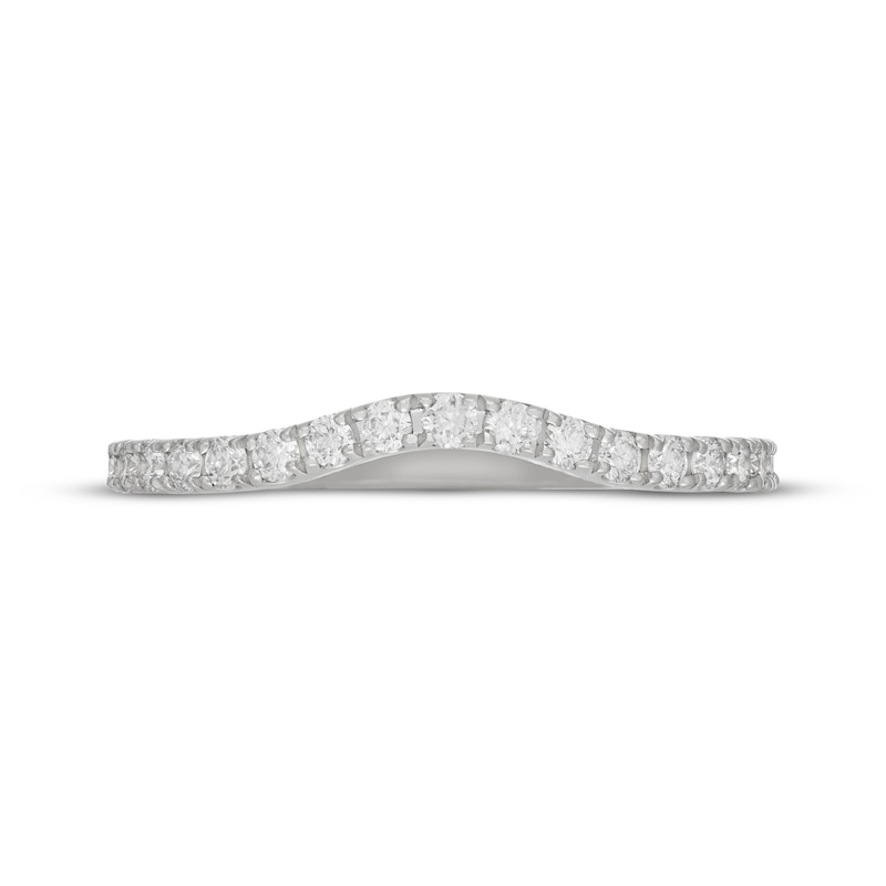 Main Image 3 of Neil Lane Artistry Lab-Grown Diamond Contour Wedding Band 1/4 ct tw 14K White Gold