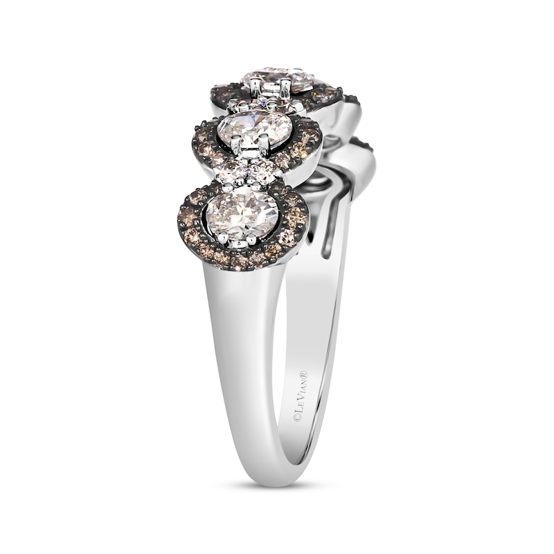 Main Image 2 of Le Vian Oval & Round-cut Diamond Ring 1 ct tw Platinum