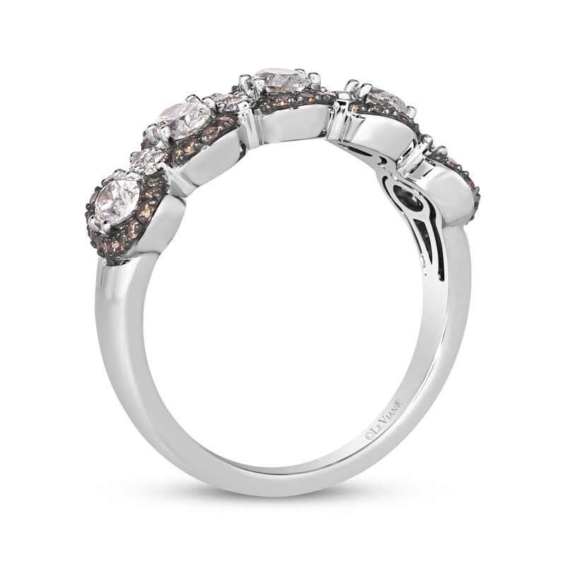 Main Image 3 of Le Vian Oval & Round-cut Diamond Ring 1 ct tw Platinum