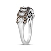 Thumbnail Image 1 of Le Vian Oval, Emerald & Round-Cut Diamond Ring 7/8 ct tw Platinum