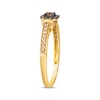 Thumbnail Image 2 of Le Vian Diamond Cushion Frame Ring 1/4 ct tw 14K Honey Gold