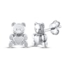 Thumbnail Image 0 of Teddy Bear Jewelry Collection Honoring St. Jude Stud Earrings Sterling Silver