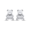Thumbnail Image 1 of Teddy Bear Jewelry Collection Honoring St. Jude Stud Earrings Sterling Silver