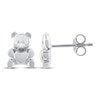 Thumbnail Image 2 of Teddy Bear Jewelry Collection Honoring St. Jude Stud Earrings Sterling Silver