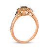 Thumbnail Image 3 of Le Vian Diamond Flower Ring 1/2 ct tw 14K Strawberry Gold