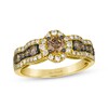 Thumbnail Image 1 of Le Vian Chocolate Waterfall Diamond Ring 1 ct tw 14K Honey Gold