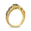 Thumbnail Image 3 of Le Vian Chocolate Waterfall Diamond Ring 1 ct tw 14K Honey Gold