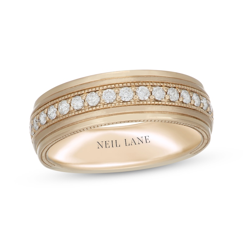 Neil Lane Men's Diamond Wedding Band 1/2 ct tw 14K Yellow Gold 7mm