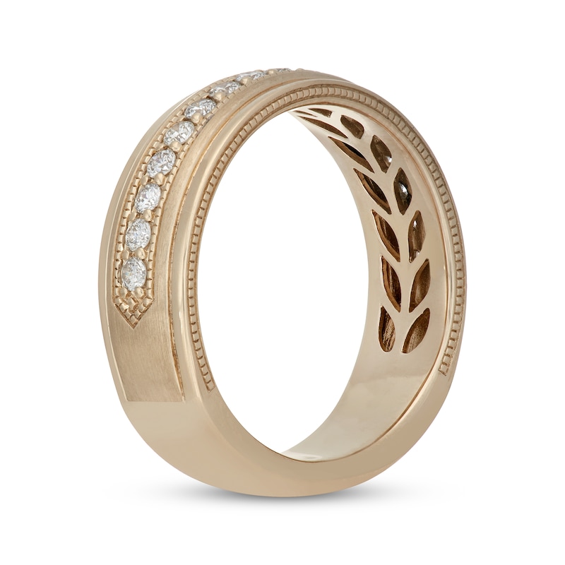 Main Image 2 of Neil Lane Men's Diamond Wedding Band 1/2 ct tw 14K Yellow Gold 7mm