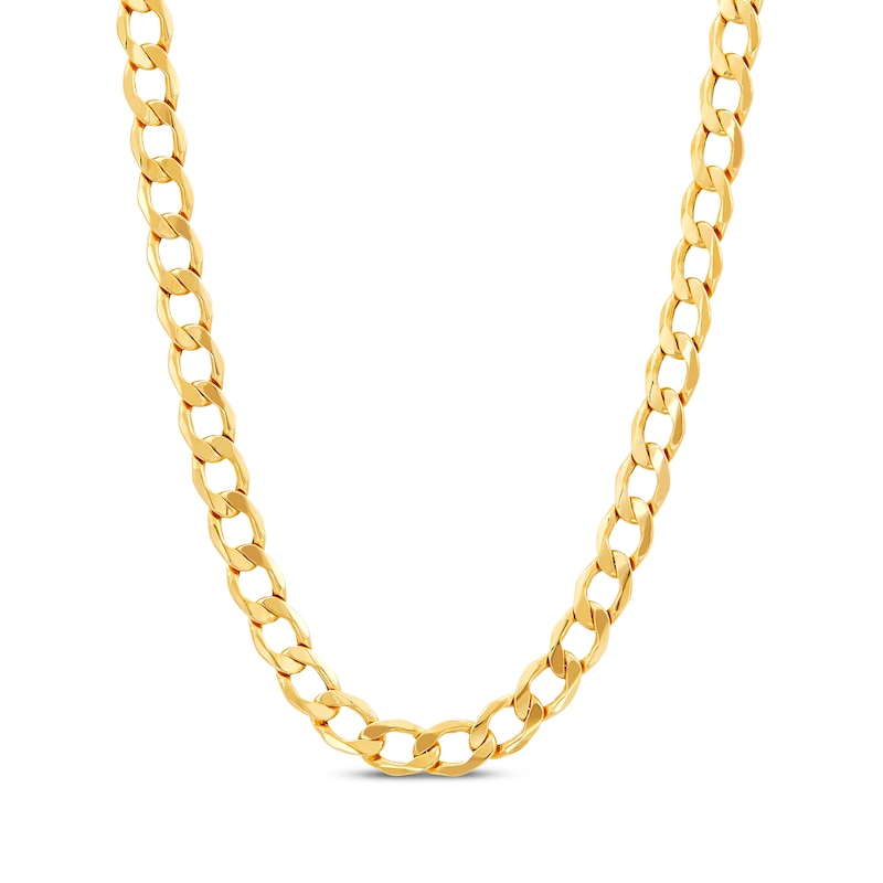 Curb Chain Necklace & Bracelet Gift Set 10K Yellow Gold