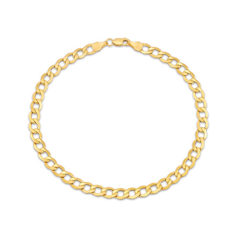 Main Image 3 of Curb Chain Necklace & Bracelet Gift Set 10K Yellow Gold