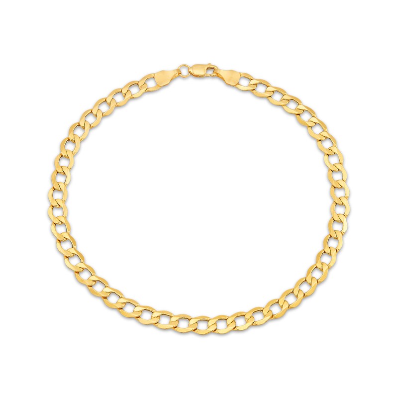 Curb Chain Necklace & Bracelet Gift Set 10K Yellow Gold