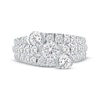 Thumbnail Image 3 of Now + Forever Lab-Grown Diamonds Staggered Three-Stone Anniversary Ring 2 ct tw 14K White Gold