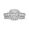 Thumbnail Image 3 of Neil Lane Artistry Princess-Cut Lab-Grown Diamond Double Halo Bridal Set 2-1/2 ct tw 14K White Gold