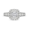 Thumbnail Image 3 of Neil Lane Artistry Princess-Cut Lab-Grown Diamond Double Halo Engagement Ring 2-1/4 ct tw 14K White Gold