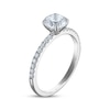 Thumbnail Image 2 of Now + Forever Certified Round-Cut Diamond Engagement Ring 1-1/5 ct tw Platinum
