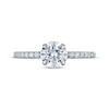 Thumbnail Image 3 of Now + Forever Certified Round-Cut Diamond Engagement Ring 1-1/5 ct tw Platinum