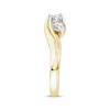 Thumbnail Image 1 of Memories Moments Magic Round-Cut Diamond Three-Stone Engagement Ring 1 ct tw 14K Yellow Gold