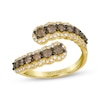 Thumbnail Image 1 of Le Vian Chocolate Waterfall Diamond Bypass Ring 1 ct tw 14K Honey Gold