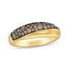 Thumbnail Image 1 of Le Vian Chocolate Diamond Domed Ring 5/8 ct tw 14K Honey Gold