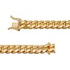 Thumbnail Image 3 of Curb Chain Necklace 9.3mm Hollow 14K Yellow Gold 22&quot;