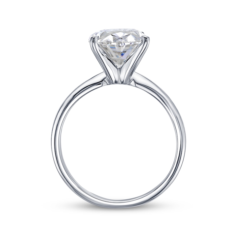 Main Image 2 of Now + Forever Lab-Grown Diamonds Oval-Cut Solitaire Engagement Ring 3-1/2 ct tw 14K White Gold (I/SI2)
