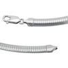 Thumbnail Image 4 of Omega Chain Necklace 6mm Solid Sterling Silver 18&quot;
