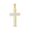 Thumbnail Image 2 of Men's Diamond Cross Charm 2 ct tw 10K Yellow Gold