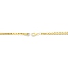 Thumbnail Image 3 of Wheat Chain Necklace 4mm Semi-Solid 10K Yellow Gold 22&quot;