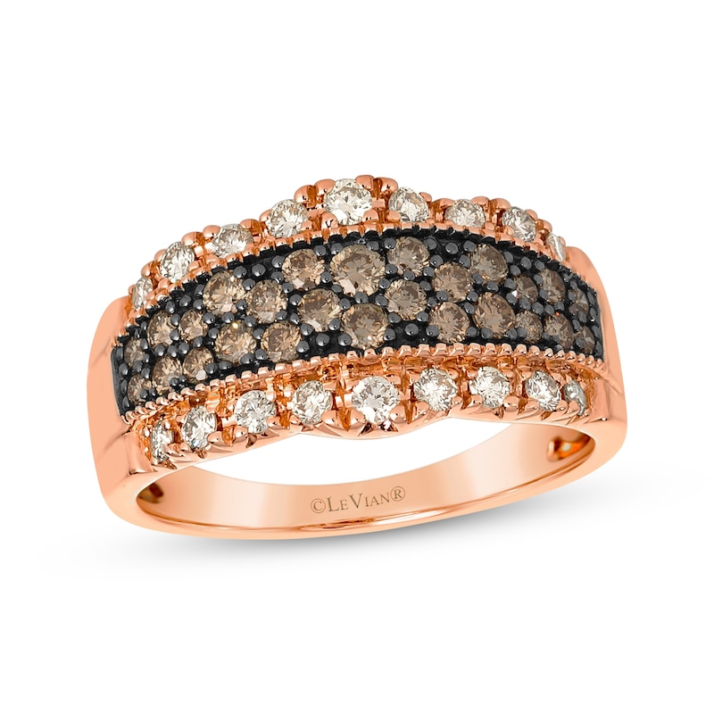 Main Image 1 of Le Vian Diamond Ring 7/8 ct tw 14K Strawberry Gold
