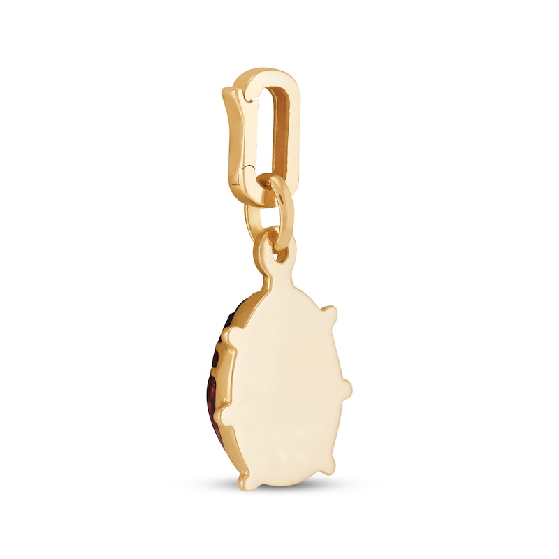 Main Image 4 of Charmed Memories Enamel Ladybug Charm 10K Yellow Gold