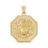 Thumbnail Image 1 of Men's Lion Head Medallion Charm 10K Yellow Gold