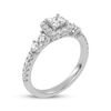 Thumbnail Image 2 of Now + Forever Lab-Grown Diamonds Princess-Cut Halo Engagement Ring 3/4 ct tw 14K White Gold