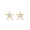 Thumbnail Image 2 of Diamond Solitaire Star Stud Earrings 1/5 ct tw 10K Yellow Gold (I/I2)