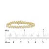 Thumbnail Image 4 of Diamond Braid Link Bracelet 1/3 ct tw 10K Yellow Gold 7&quot;