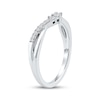 Thumbnail Image 2 of Now + Forever Diamond Twist Anniversary Ring 1/8 ct tw 10K White Gold