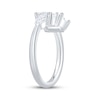 Thumbnail Image 2 of Now + Forever Emerald-Cut, Oval-Cut & Pear-Shaped Lab-Grown Diamond Engagement Ring 2-1/6 ct tw 14K White Gold