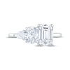 Thumbnail Image 3 of Now + Forever Emerald-Cut, Oval-Cut & Pear-Shaped Lab-Grown Diamond Engagement Ring 2-1/6 ct tw 14K White Gold