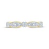 Thumbnail Image 3 of Now + Forever Baguette & Round-Cut Diamond Anniversary Ring 3/8 ct tw 10K Yellow Gold