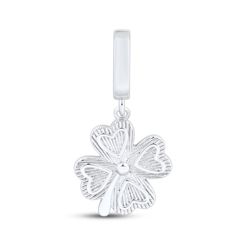 Main Image 1 of Charmed Memories Four-Leaf Clover Charm Sterling Silver