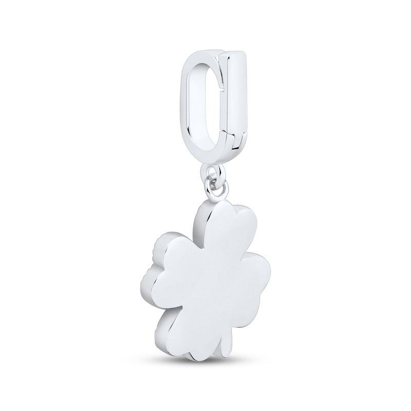 Main Image 3 of Charmed Memories Four-Leaf Clover Charm Sterling Silver
