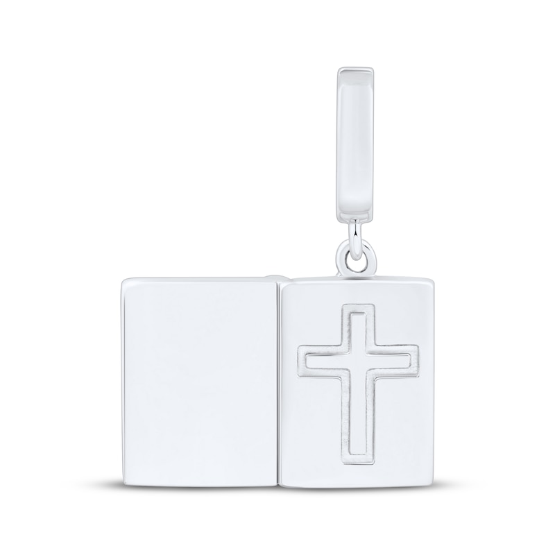 Main Image 2 of Charmed Memories Bible Charm Sterling Silver