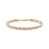 Thumbnail Image 1 of 4.5mm Silk Rope Chain Bracelet Semi-Solid 10K Tri-Tone Gold 7.5"