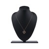 Thumbnail Image 5 of Diamond Hebrew &quot;Mom&quot; Heart Necklace 1/6 ct tw 10K Rose Gold 18&quot;