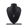 Thumbnail Image 6 of Diamond Hebrew &quot;Mom&quot; Heart Necklace 1/6 ct tw 10K Rose Gold 18&quot;