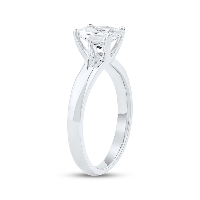 Main Image 2 of Now + Forever Lab-Grown Diamonds Oval-Cut Solitaire Engagement Ring 1-1/2 ct tw 14K White Gold (F/VS2)