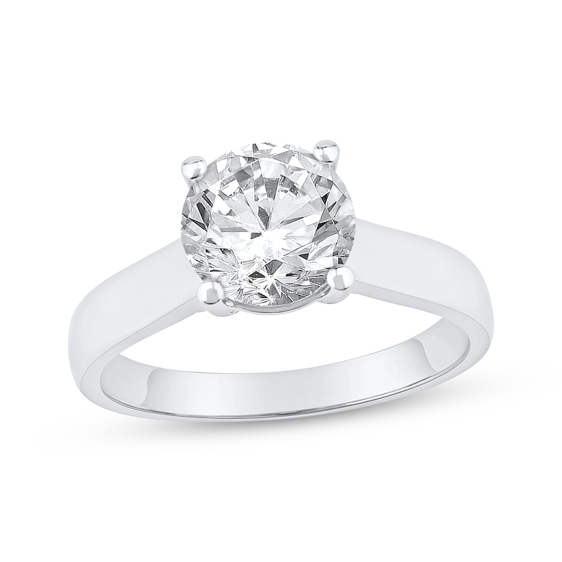 Main Image 1 of Now + Forever Lab-Grown Diamonds Round-Cut Solitaire Plus Engagement Ring 2 ct tw 14K White Gold (F/VS2)