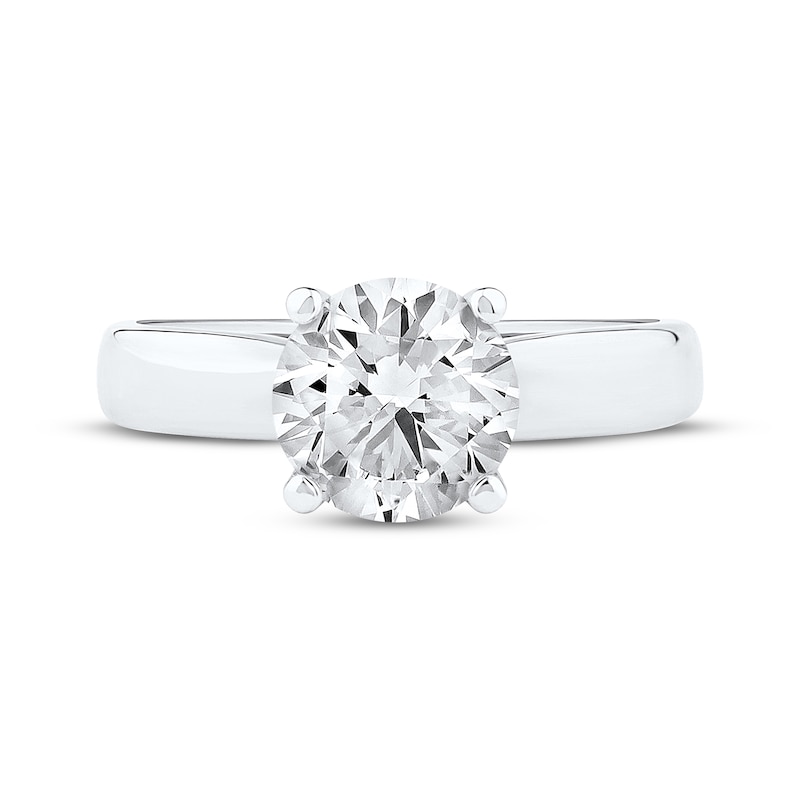 Main Image 4 of Now + Forever Lab-Grown Diamonds Round-Cut Solitaire Plus Engagement Ring 2 ct tw 14K White Gold (F/VS2)