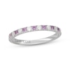 Thumbnail Image 1 of Neil Lane Purple Quartz & Diamond Anniversary Ring 1/5 ct tw 14K White Gold